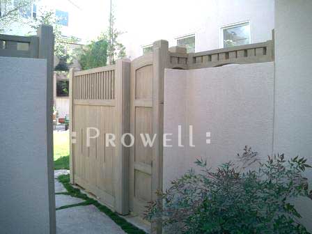 custom fence Panels for trash enclosures