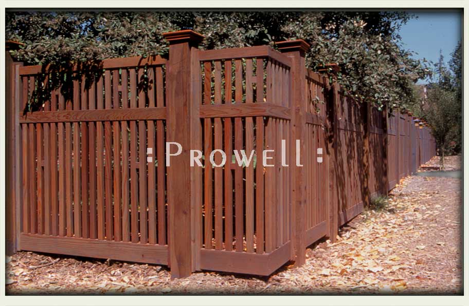CUSTOM WOOD GARDEN FENCE 2. prowell