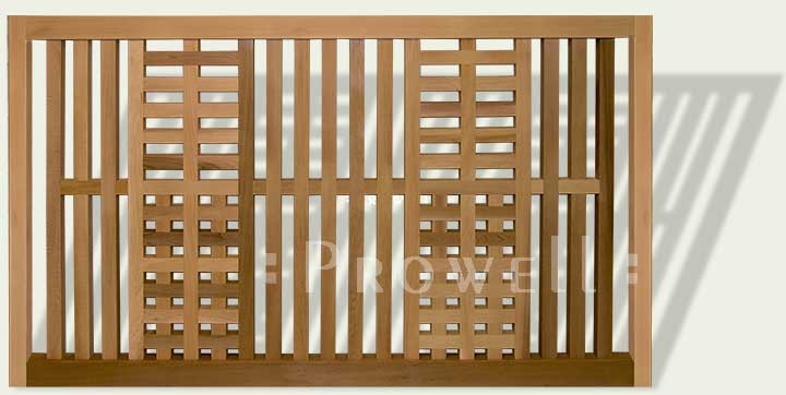 wood garden fence panel #24 in Pasadena, CA