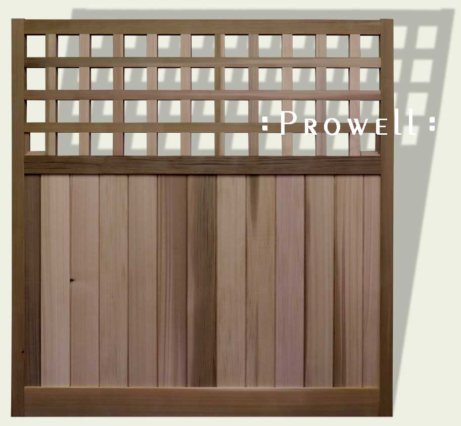 wood garden fence panel #25-1
