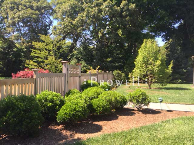 custom wood fence panel #27 on Martha's Vineyard
