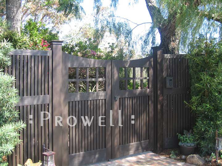 custom wood fence panel #2-9 in Seattle