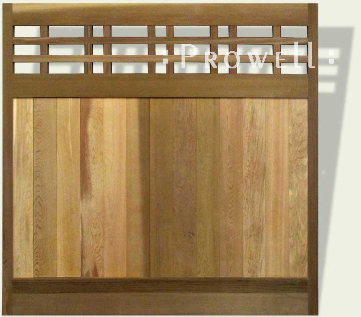 custom wood fence Panels #5 in California