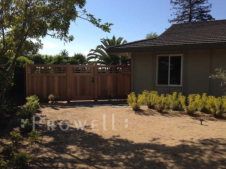 custom wood fence panels #5 in Marin County