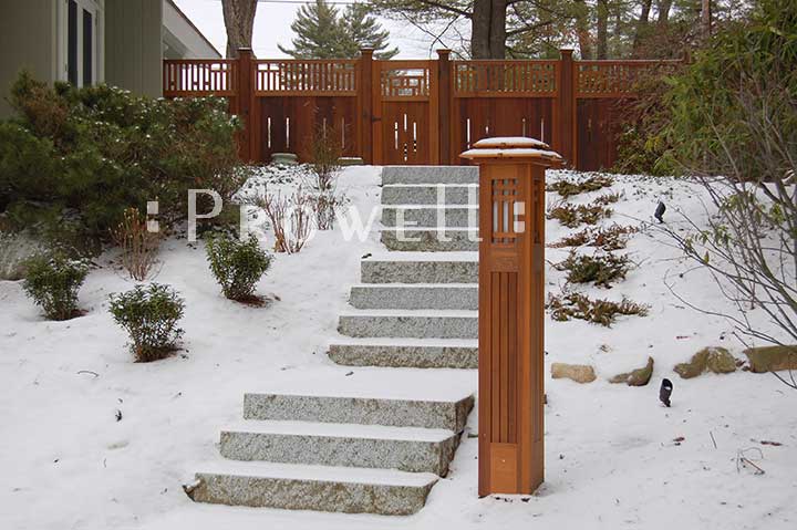 wood Garden Fence #9 in Andover, MA