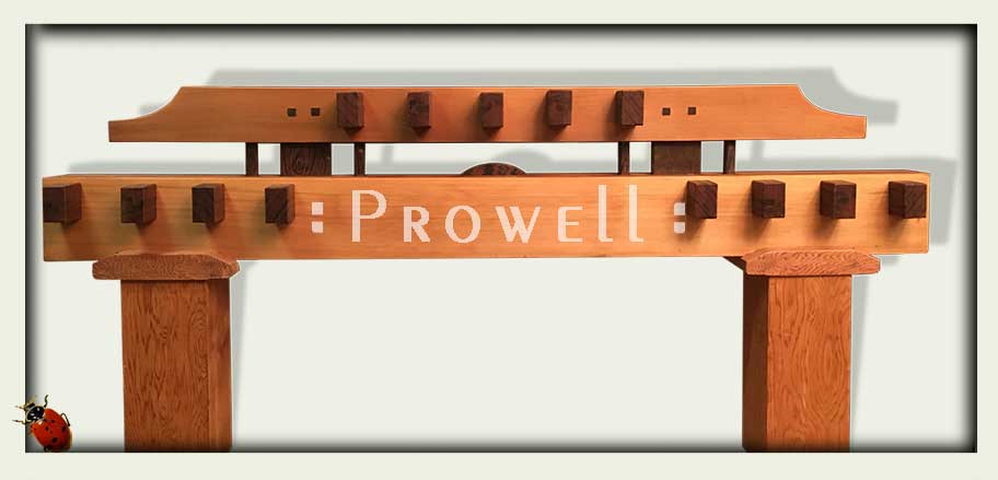 Custom Wood Garden and Gate Arbor #11A. Prowell