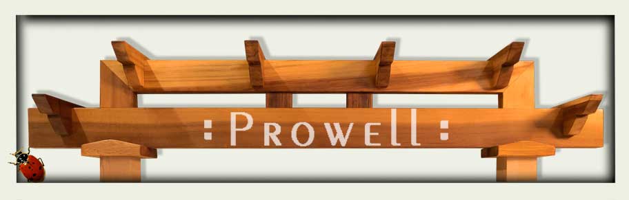 wood arbor #12-A to support wysteria, roses, and jasmine vines. prowell woodworks