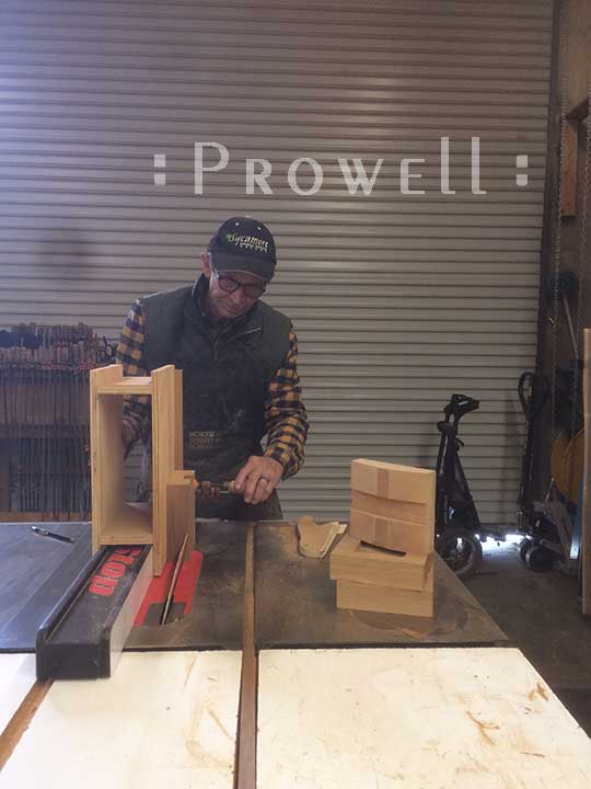 prowell uilding the arbor mounting caps.