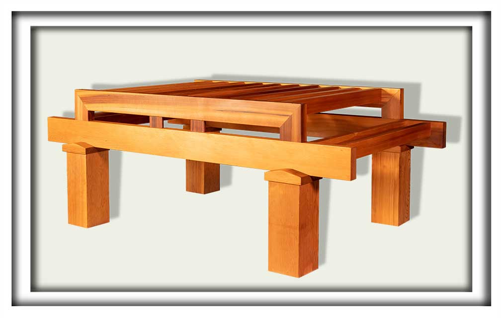 Craftsman custom wood garden arbor #12. prowell