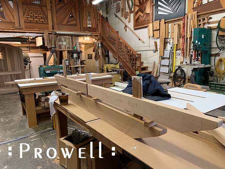 custom wood arbor oinery for #13-A