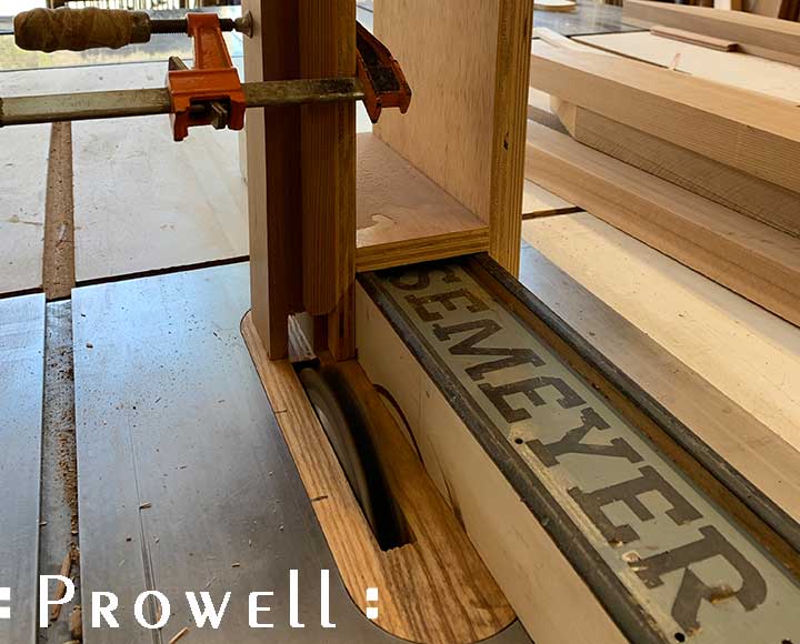 slip joints for wood arbor #13-A. Prowell Woodworks