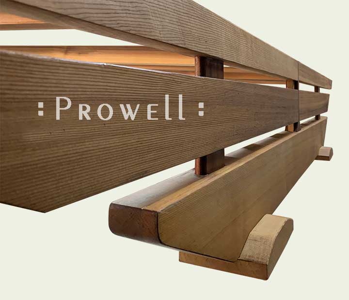 custom wood garden arbor #13c. prowell woodworks