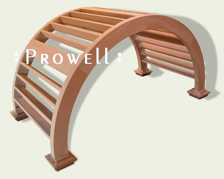 custom wood arching arbor #14a. prowell