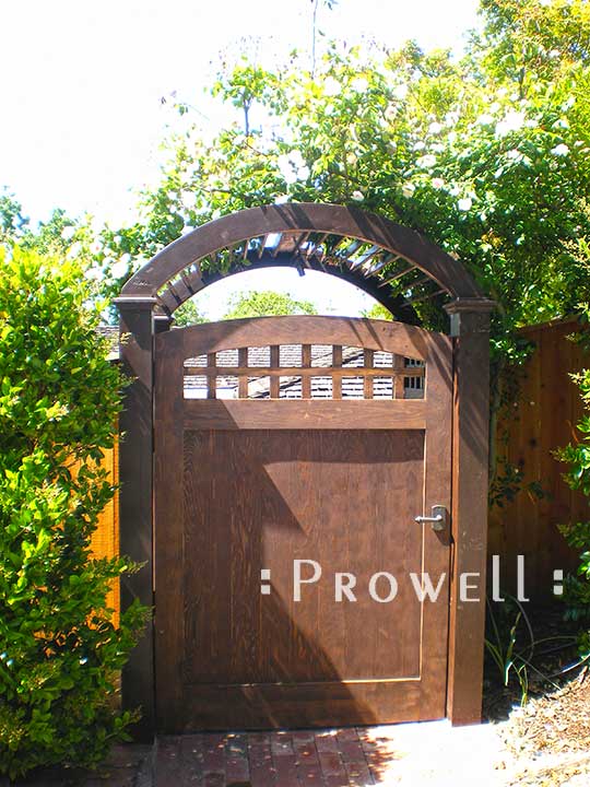 wood garden arbors in Orinda, California