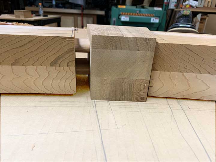 building wood arbors with keystones. prowell
