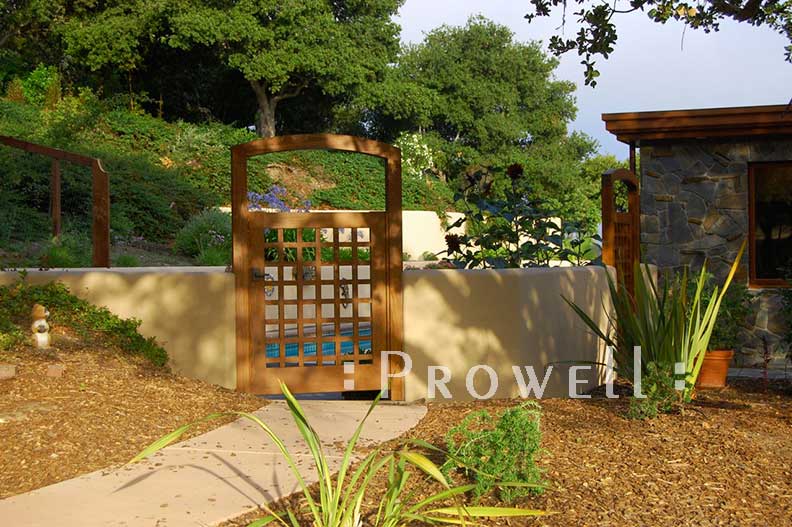 custom wood arbor 9-2, Monterey, CA
