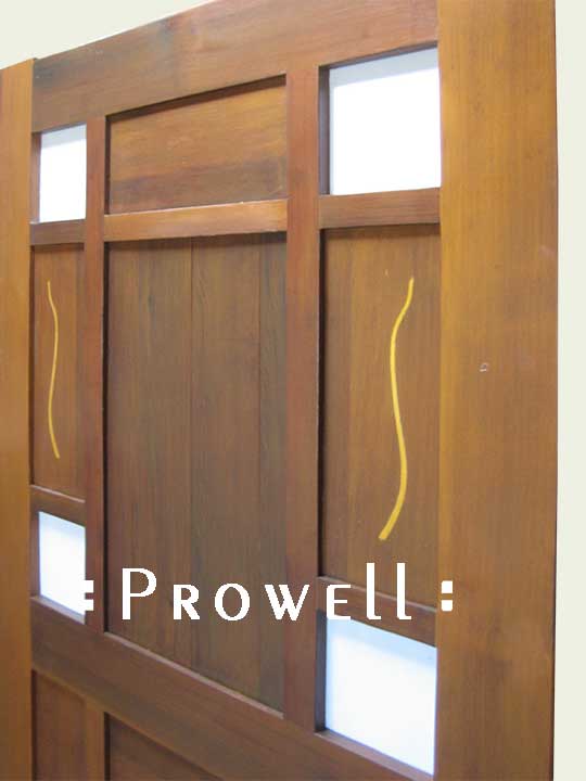 Cropped photo showing close-up of epoxy inlay for the front wood gates #10 in marin county, california4