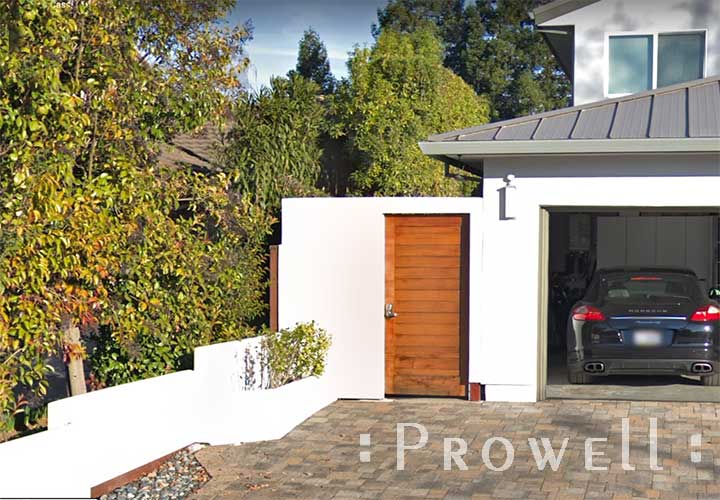 site photograph showing wood gate 108-2 in Cupertino, California