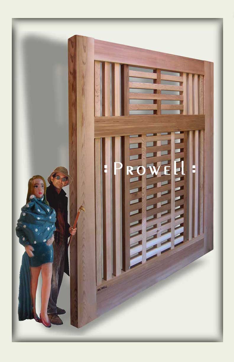 humorous cropped photo showing garden gates #10