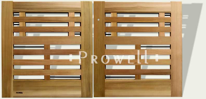 cropped photo showing the shorter Double Wooden Gates #114-3 in Sonoma, CA