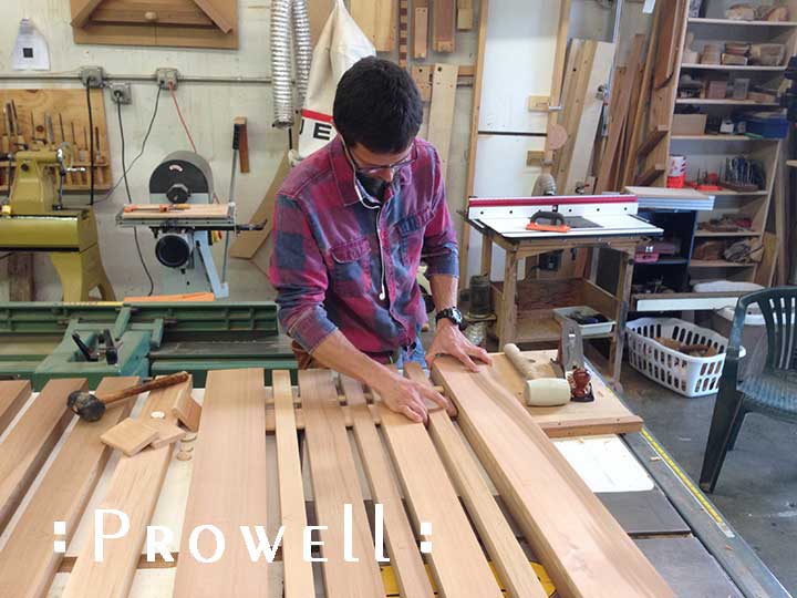 shop photo showing how to assemble the contemporary garden gate #115