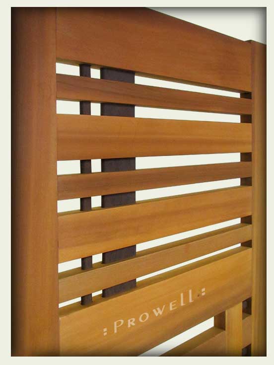 through tenon for gate #115. Prowell
