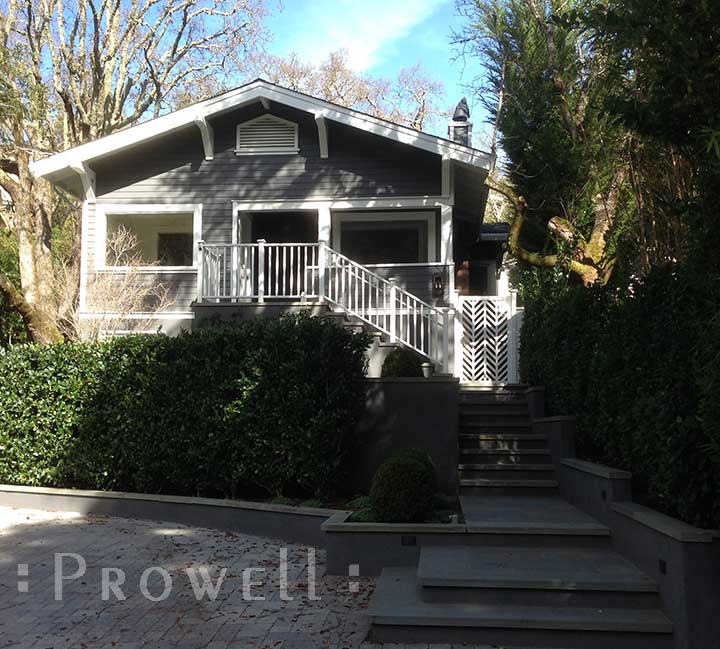 site photograph showing single wood gate #11 in marin county, california