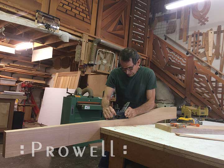 the Woodworker's Radii wood Plane. Prowell