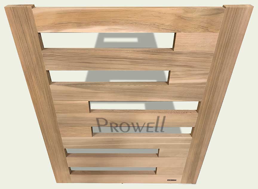 horizontal wood garden gate #15. prowell