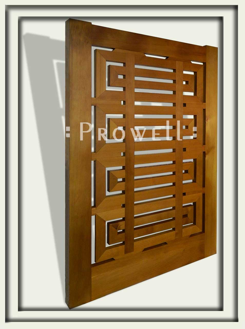 cropped photograph showing the Escher gate design #207.