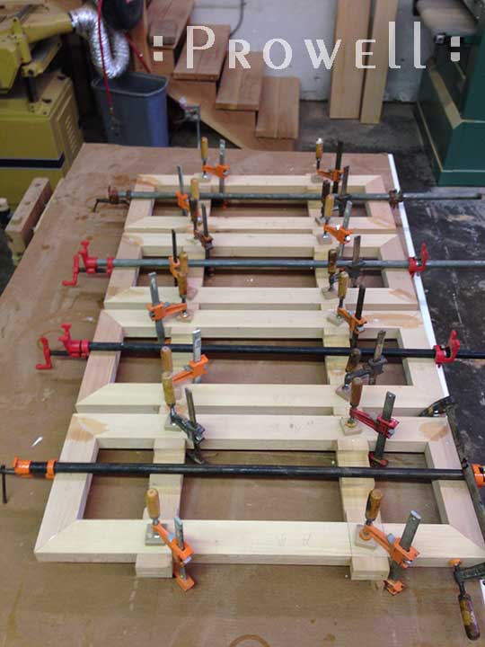 shop photograph showing how to build the modern front gate #207