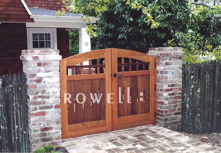 photo of the original arched gate design #20 in Marin county, california