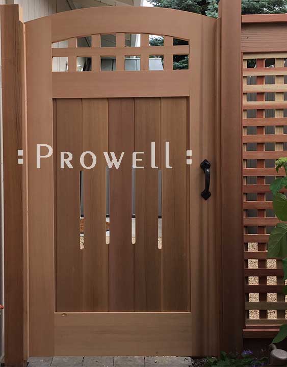 custom wood garden gate #20-23