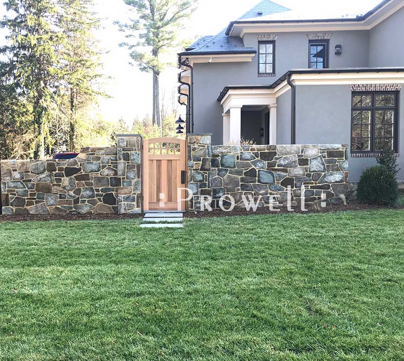 custom wood garden gate #20-24b in Maryland. Prowell