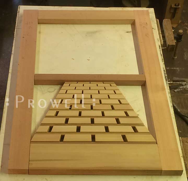 progress photograph showing the yellow brick road on gate #211