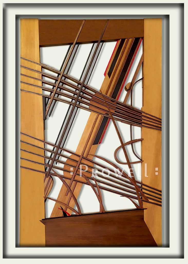 cropped photograph showing the abstract Gate design #213