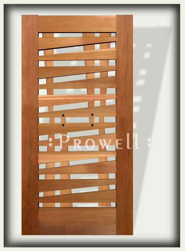 cropped photo showing the front gate design #214-1