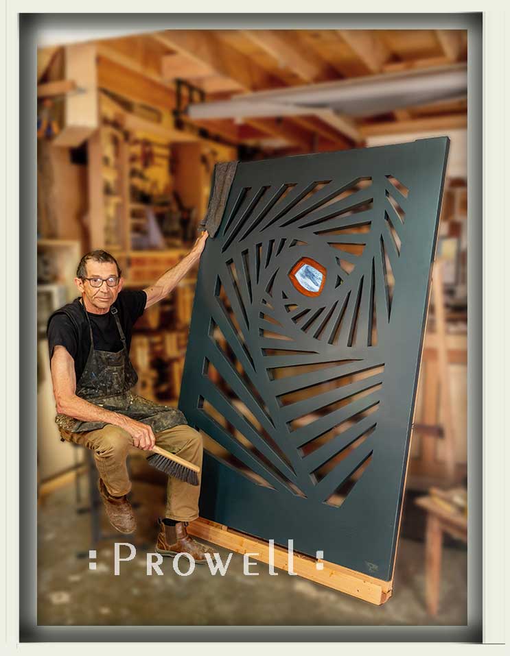 shop photograph with charles prowell and the spirograph garden gate #215d