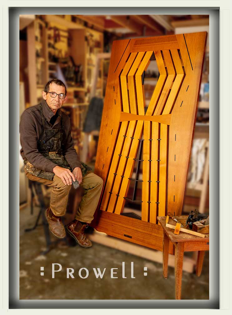 sho photo showing charles with the unusual wood front gate #216
