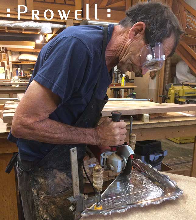 progress photograh in the wood shop on how to build the outstanding gate #217