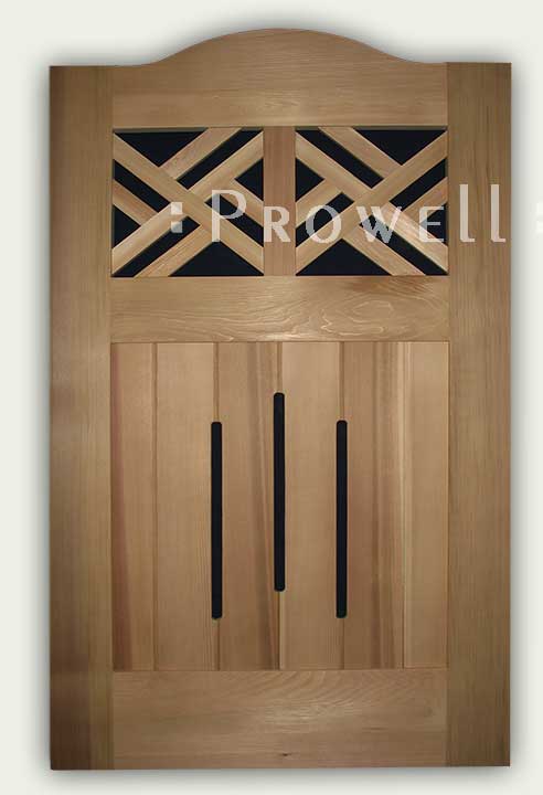 showing a cropped image of the single wood gate #23