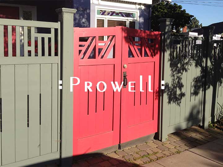 Site Image showing wood gate #26 in Oakland, California