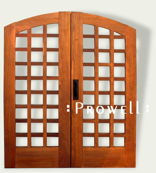 cropped image of a double wood gate #27-1