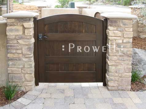 photograph showing Wood Privacy Gate in Pismo Beach, california