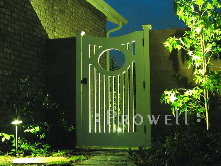 Custom wood garden gate #2-1 in Ladera Ranch, CA