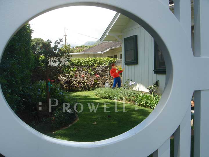 Custom wood Gate #2-2 in Hawaii