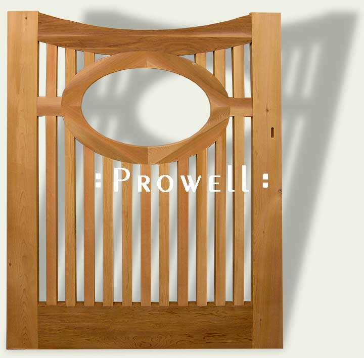 Modern Wood Garden Gate #2