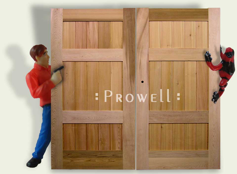 Cropped image showing wood gate #30