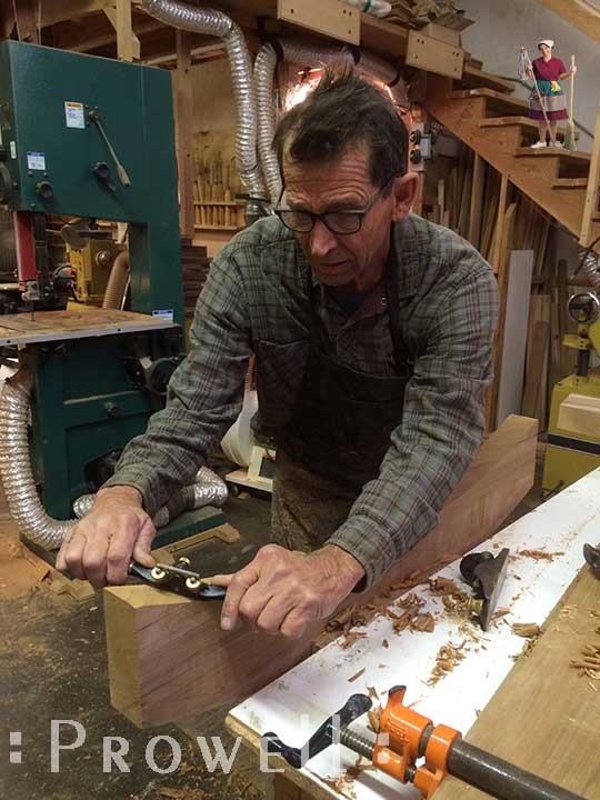 Using a Spokeshave on a wood garden gate
