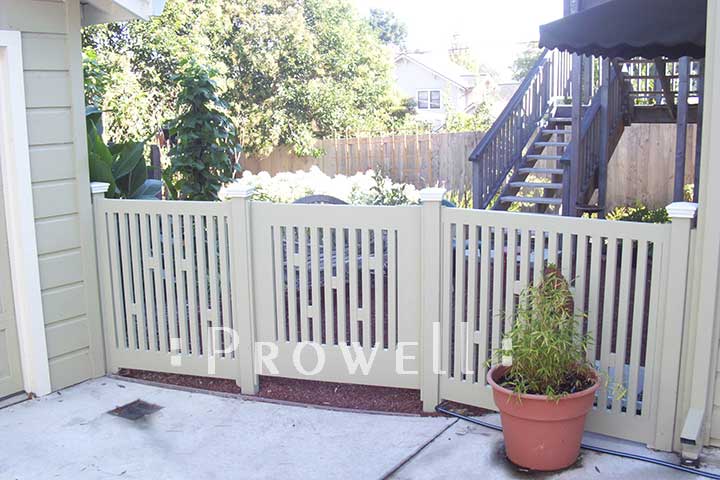site photo showing picket gate #32-3 in Sonoma County, California